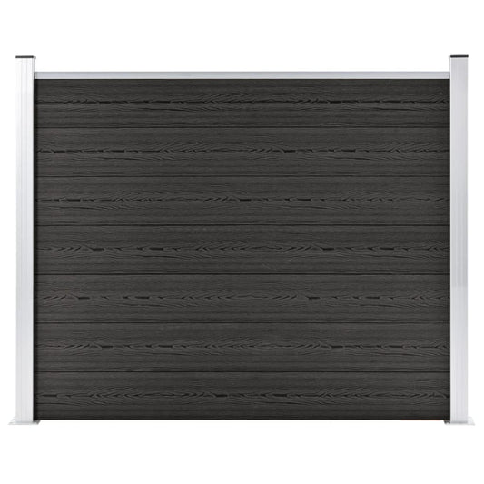vidaXL Panneau de clôture WPC 180x146 cm Gris