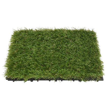 vidaXL Carreaux de gazon artificiel 22 pcs Vert 30x30 cm