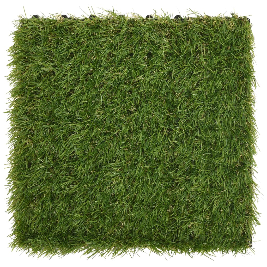 vidaXL Carreaux de gazon artificiel 22 pcs Vert 30x30 cm