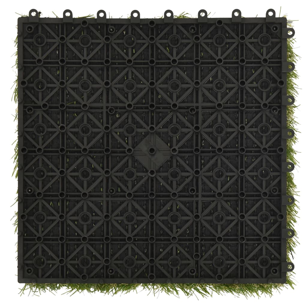 vidaXL Carreaux de gazon artificiel 22 pcs Vert 30x30 cm