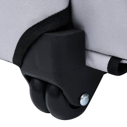 vidaXL Chariot polyvalent pliable pour animaux de compagnie Gris