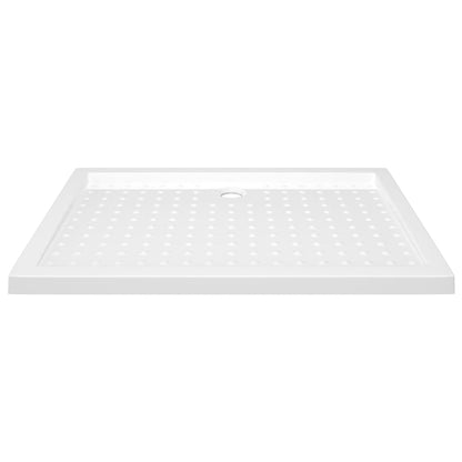 vidaXL Receveur de douche avec picots Blanc 70x100x4 cm ABS