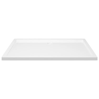 vidaXL Receveur de douche rectangulaire ABS Blanc 70x120 cm