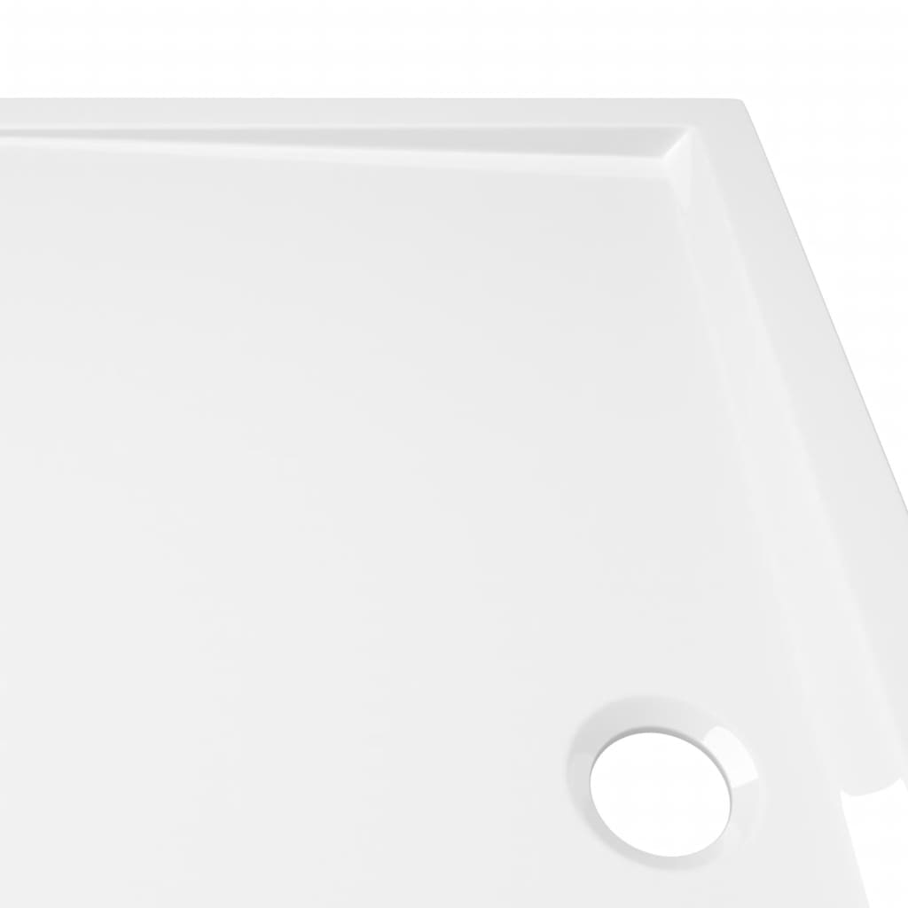 vidaXL Receveur de douche rectangulaire ABS Blanc 70x120 cm
