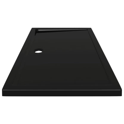 vidaXL Receveur de douche rectangulaire ABS Noir 70x120 cm