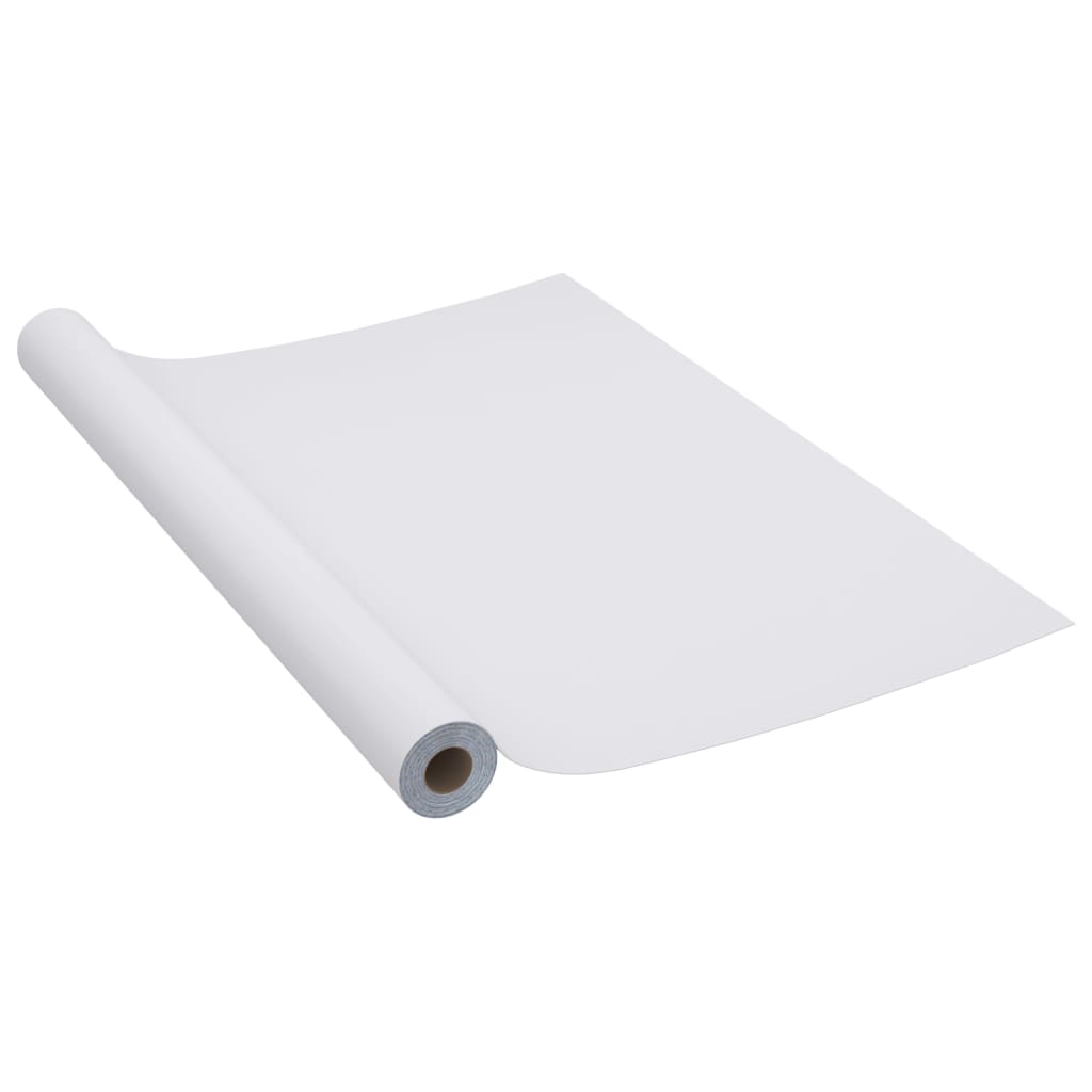 vidaXL Film autoadhésif pour meubles Argenté brillant 500x90 cm PVC