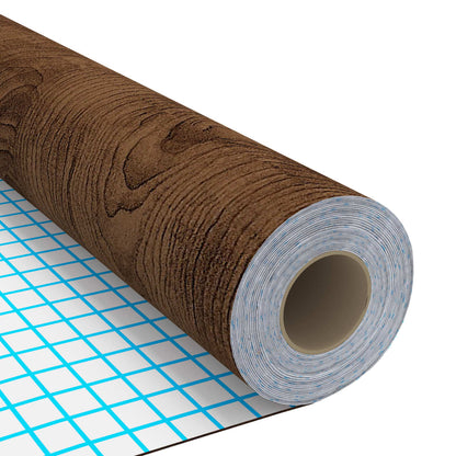 vidaXL Films autoadhésifs pour portes 4 pcs Chêne foncé 210x90 cm PVC
