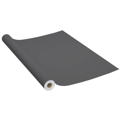 vidaXL Films autoadhésifs pour meubles 2 pcs Gris 500x90 cm PVC