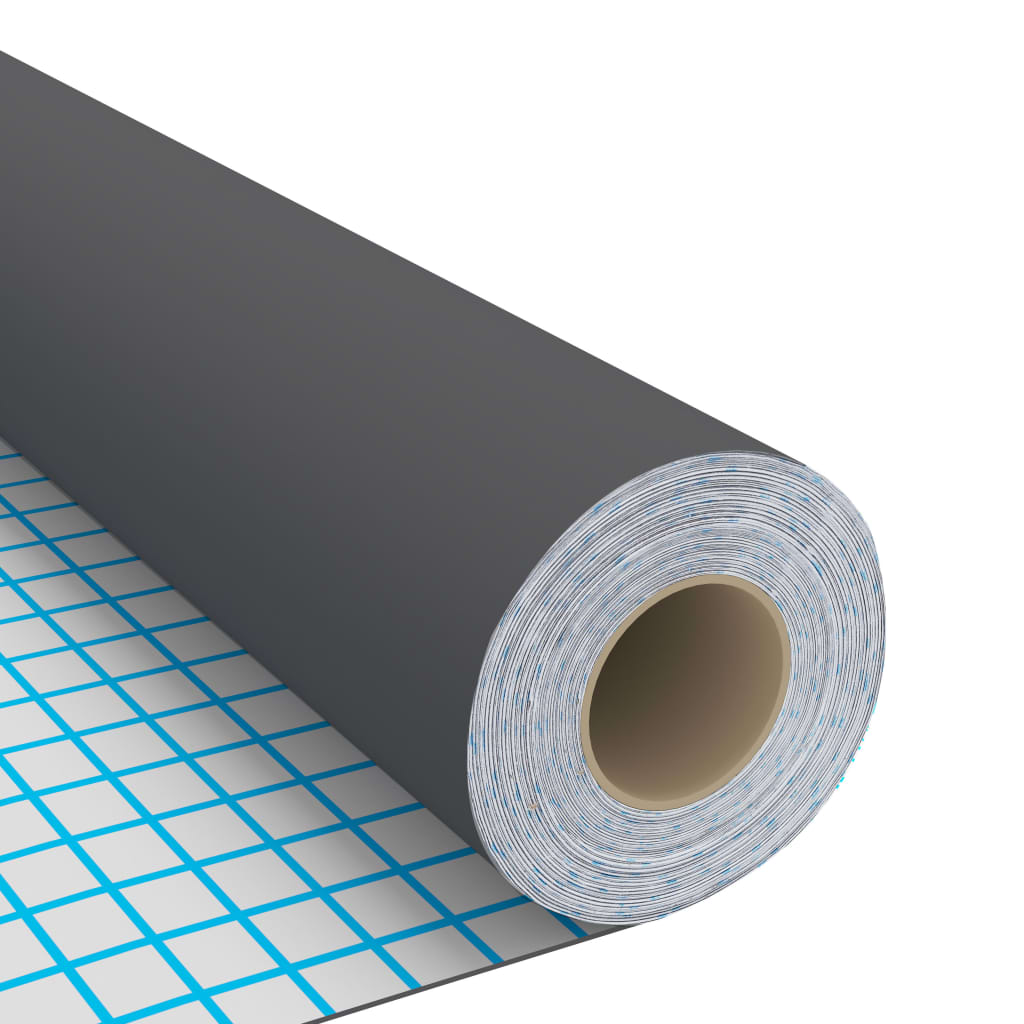 vidaXL Films autoadhésifs pour meubles 2 pcs Gris 500x90 cm PVC