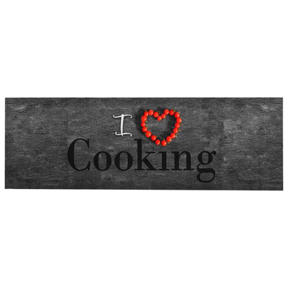 vidaXL Tapis de cuisine lavable Cooking 60x300 cm