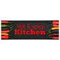 vidaXL Tapis de cuisine lavable Hot & Spicy 60x300 cm