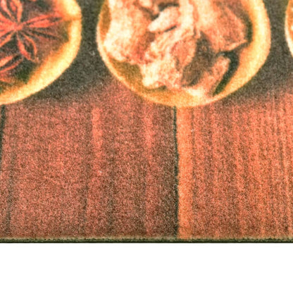 vidaXL Tapis de cuisine lavable Cuillères 60x300 cm