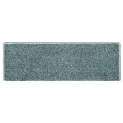 vidaXL Tapis d'escalier 15 pcs 65x21x4 cm Bleu