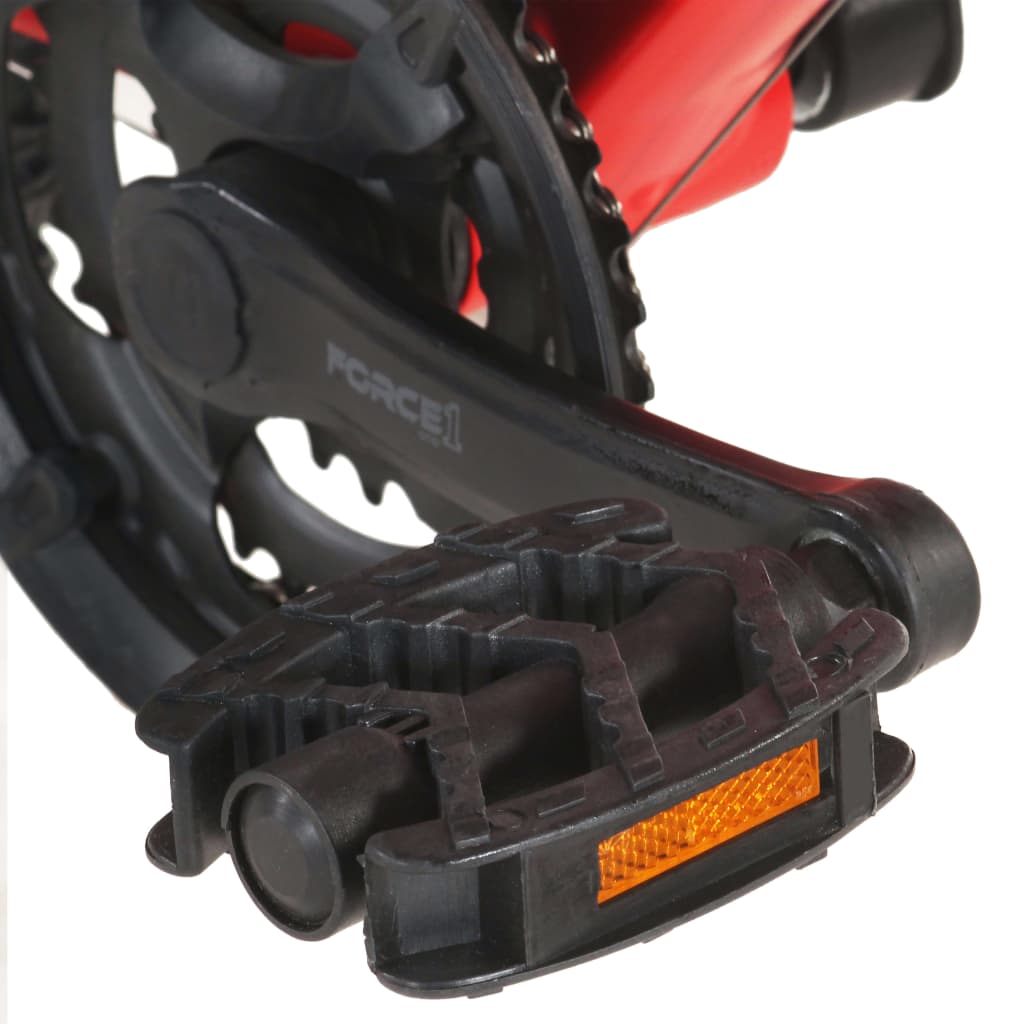 vidaXL Vélo de montagne 21 vitesses Roues de 27,5 pouces 42 cm Rouge