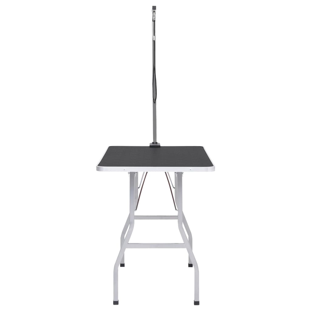 vidaXL Table de toilettage réglable pour chiens avec 1 boucle
