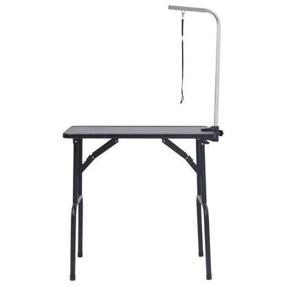 vidaXL Table de toilettage réglable pour chiens avec 1 boucle