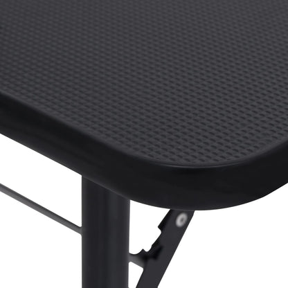 vidaXL Table de toilettage réglable pour chiens avec 1 boucle