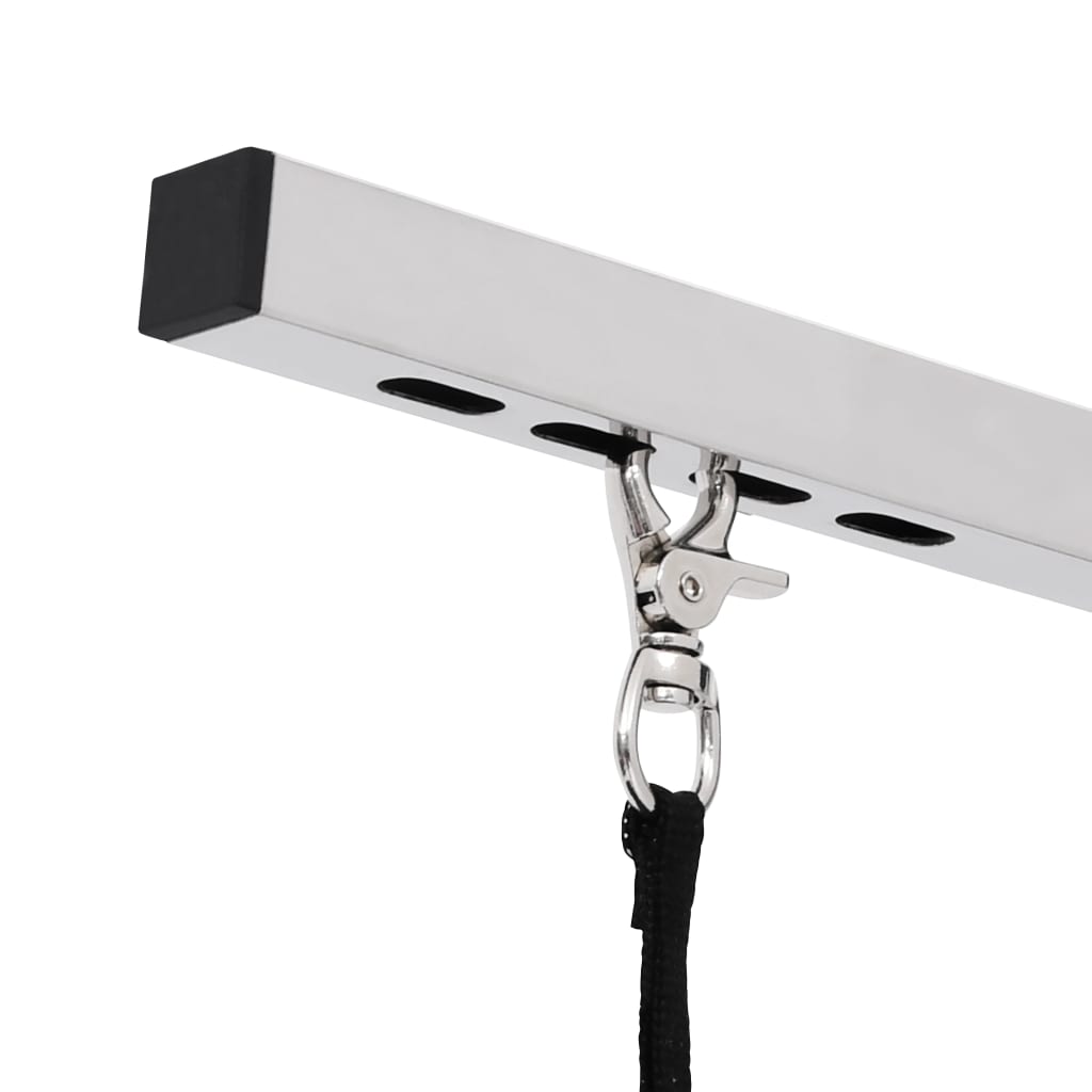 vidaXL Table de toilettage réglable pour chiens avec 1 boucle