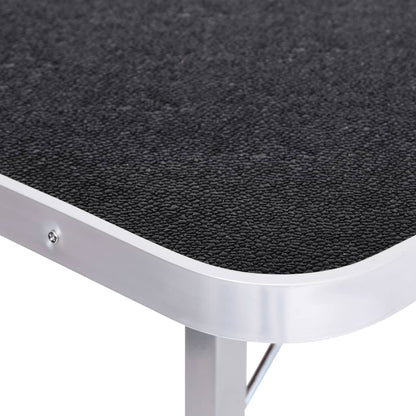 vidaXL Table de toilettage réglable de chiens avec 2 boucles et panier