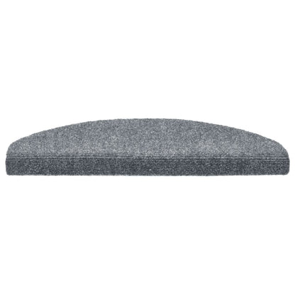 vidaXL Tapis autoadhésifs de marches 5 pcs Gris clair 65x21x4 cm
