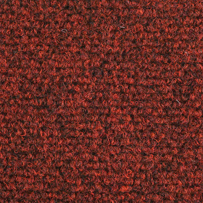 vidaXL Tapis autoadhésifs de marches 10 pcs Rouge 65x21x4cm Aiguilleté