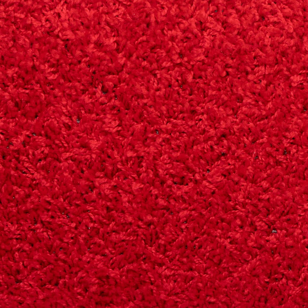 vidaXL Tapis d'escalier 10 pcs 65x21x4 cm Rouge