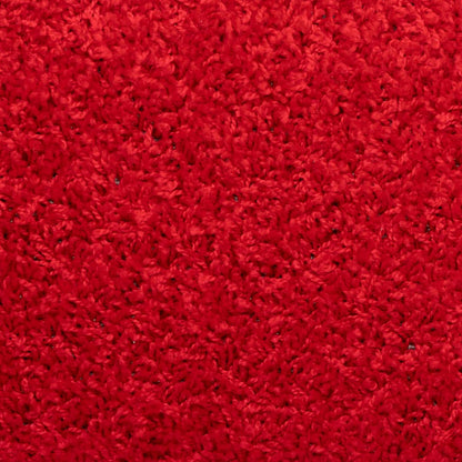 vidaXL Tapis d'escalier 10 pcs 65x21x4 cm Rouge