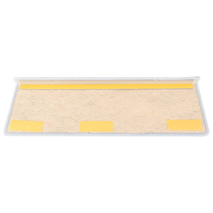 vidaXL Tapis d'escalier autocollants 15 pcs 65x21x4 cm Bleu