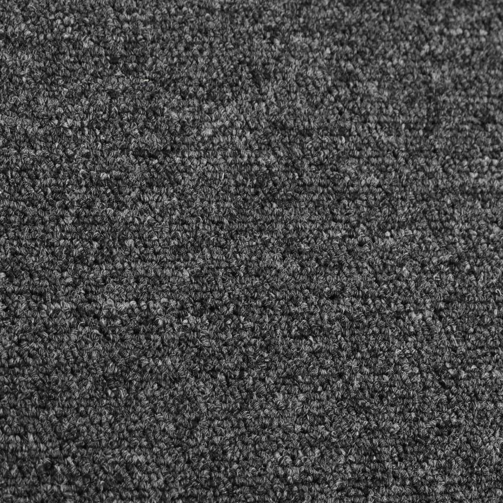 vidaXL Tapis de couloir Anthracite 50x300 cm