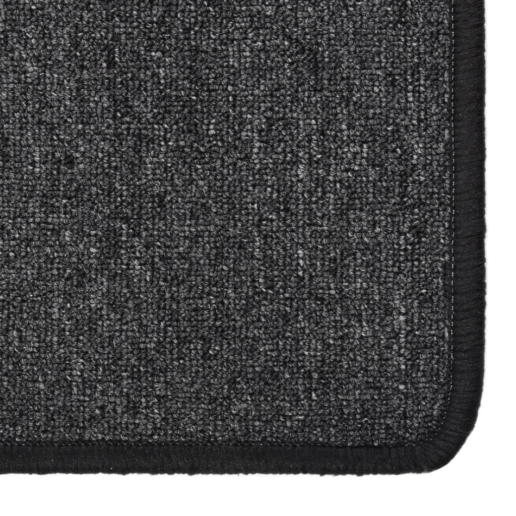 vidaXL Tapis de couloir Anthracite 80x200 cm