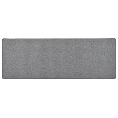 vidaXL Tapis de couloir Gris foncé 50x150 cm