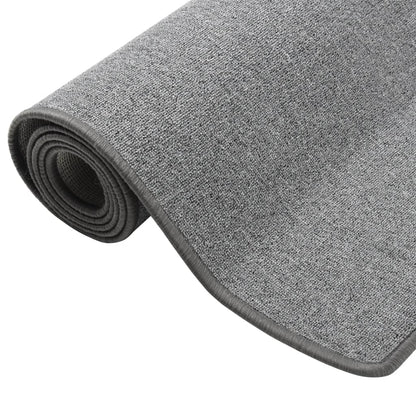 vidaXL Tapis de couloir Gris foncé 80x250 cm