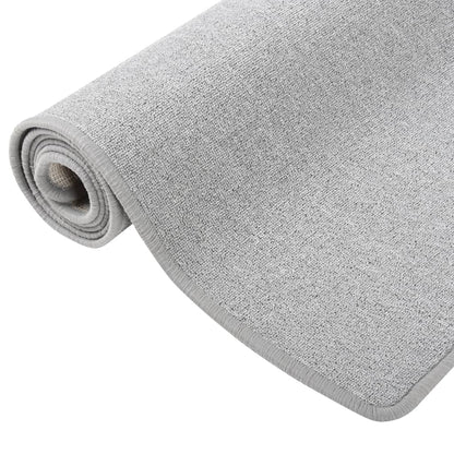 vidaXL Tapis de couloir Gris clair 80x200 cm