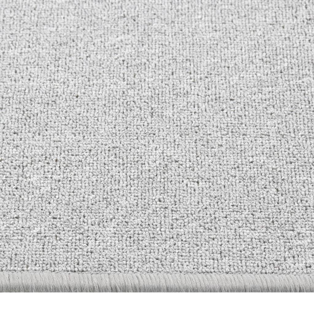 vidaXL Tapis de couloir Gris clair 80x200 cm