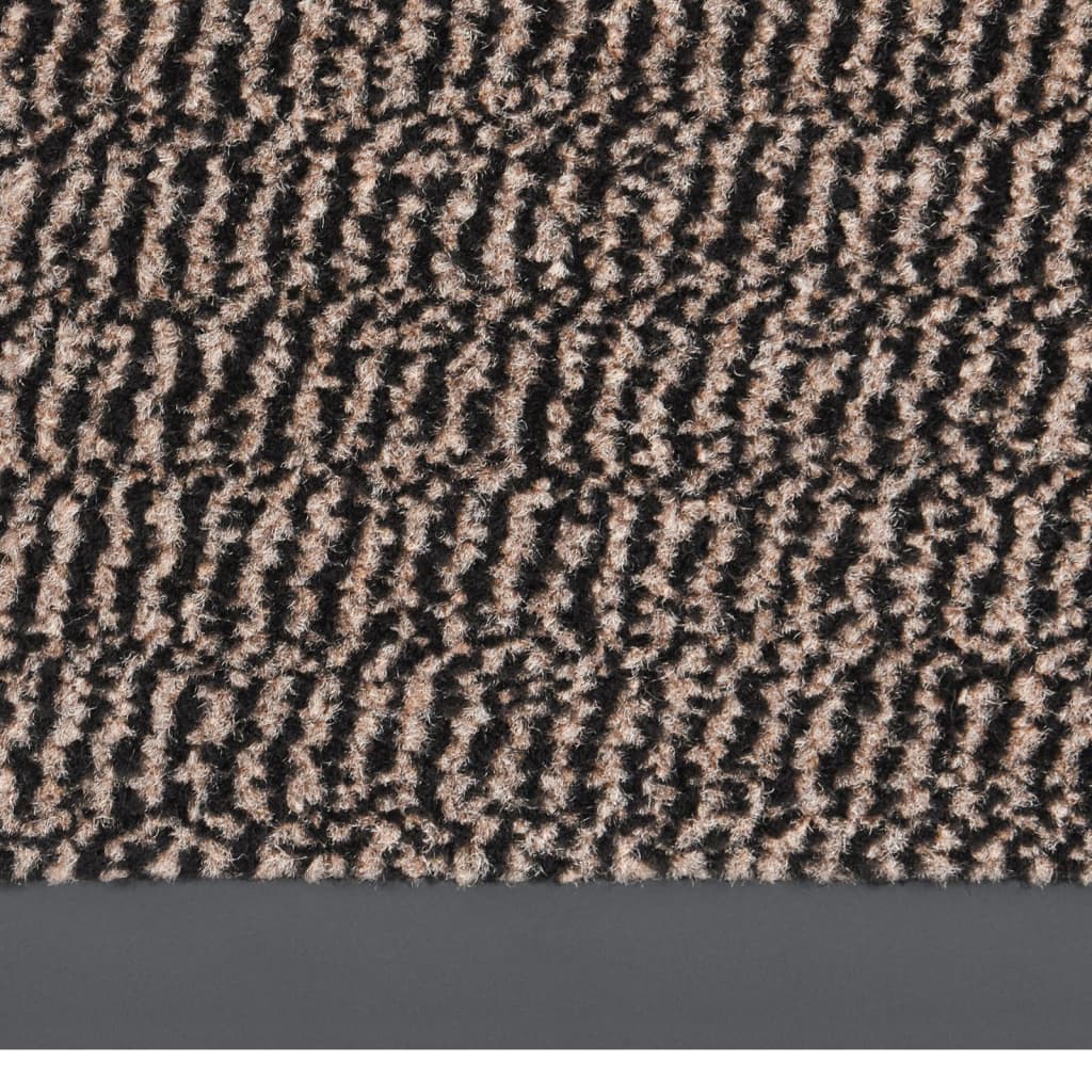 vidaXL Paillasson touffeté 80x120 cm Marron foncé