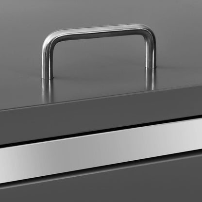 vidaXL Abri pour poubelle 69x77,5x112,5 cm Inox