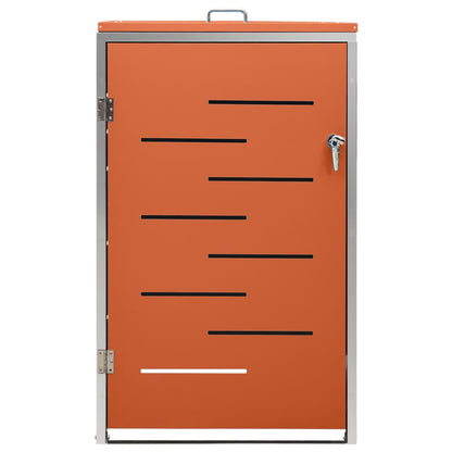 vidaXL Abri pour poubelle 69x77,5x112,5 cm Inox