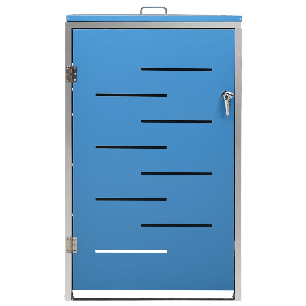 vidaXL Abri pour poubelle 69x77,5x112,5 cm Inox