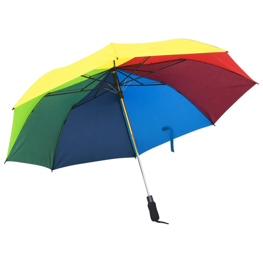 vidaXL Parapluie pliable automatique Multicolore 124 cm