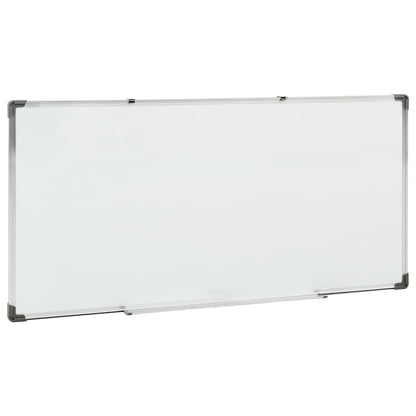 vidaXL Tableau blanc magnétique Blanc 110x60 cm Acier