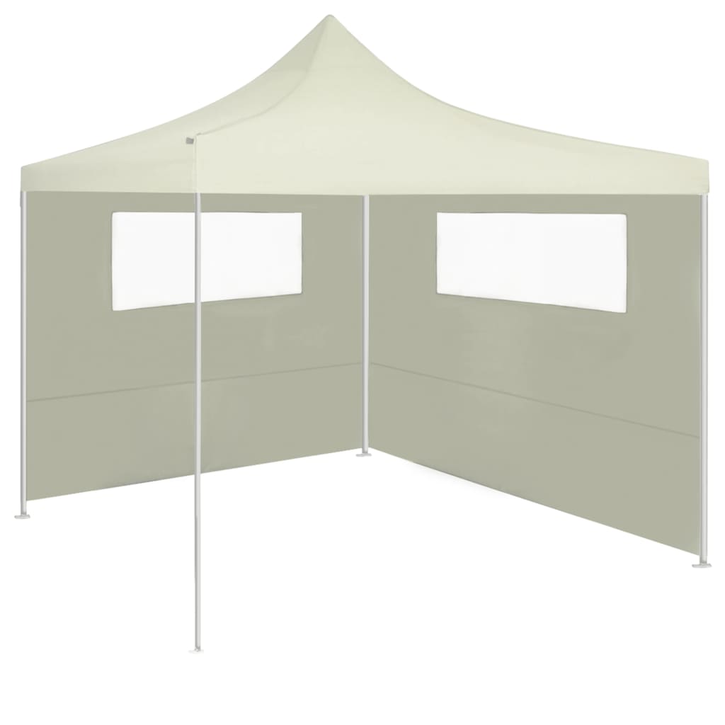 vidaXL Parois latérales de belvédère avec fenêtres 2 pcs Crème