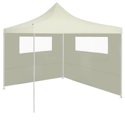 vidaXL Parois latérales de belvédère avec fenêtres 2 pcs Crème