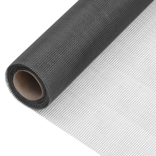 vidaXL Écran en treillis Fibre de verre 60x500 cm Noir