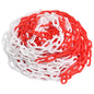 vidaXL Chaîne d'avertissement Rouge et blanc 30 m Ø8 mm Plastique