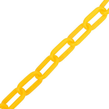 vidaXL Chaîne d'avertissement Jaune 100 m Ø6 mm Plastique