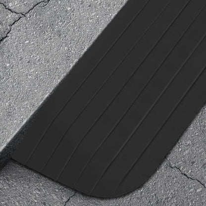 vidaXL Rampe de seuil 110x21x2,5 cm Caoutchouc