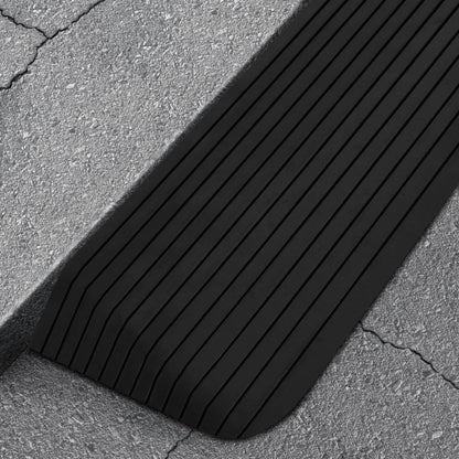 vidaXL Rampe de seuil 110x41x5 cm Caoutchouc