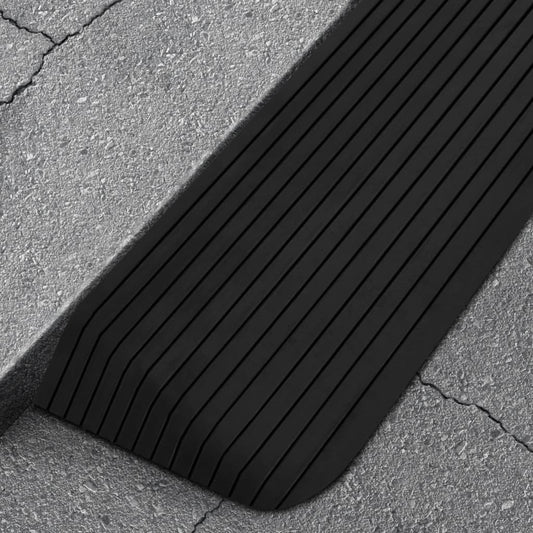 vidaXL Rampes de seuil 2 pcs 110x41x5 cm Caoutchouc