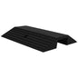 vidaXL Rampe de seuil de pont 49x40x8 cm Caoutchouc