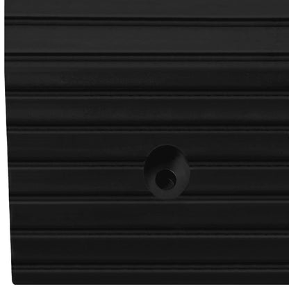 vidaXL Rampe de seuil de pont 49x40x8 cm Caoutchouc